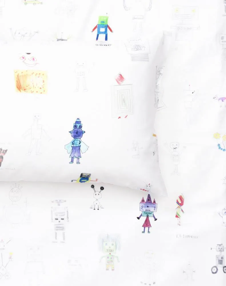 Kids Bedding "Robot Land" by De Havelland School Berlin