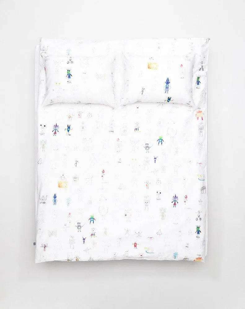 Kids Bedding "Robot Land" by De Havelland School Berlin