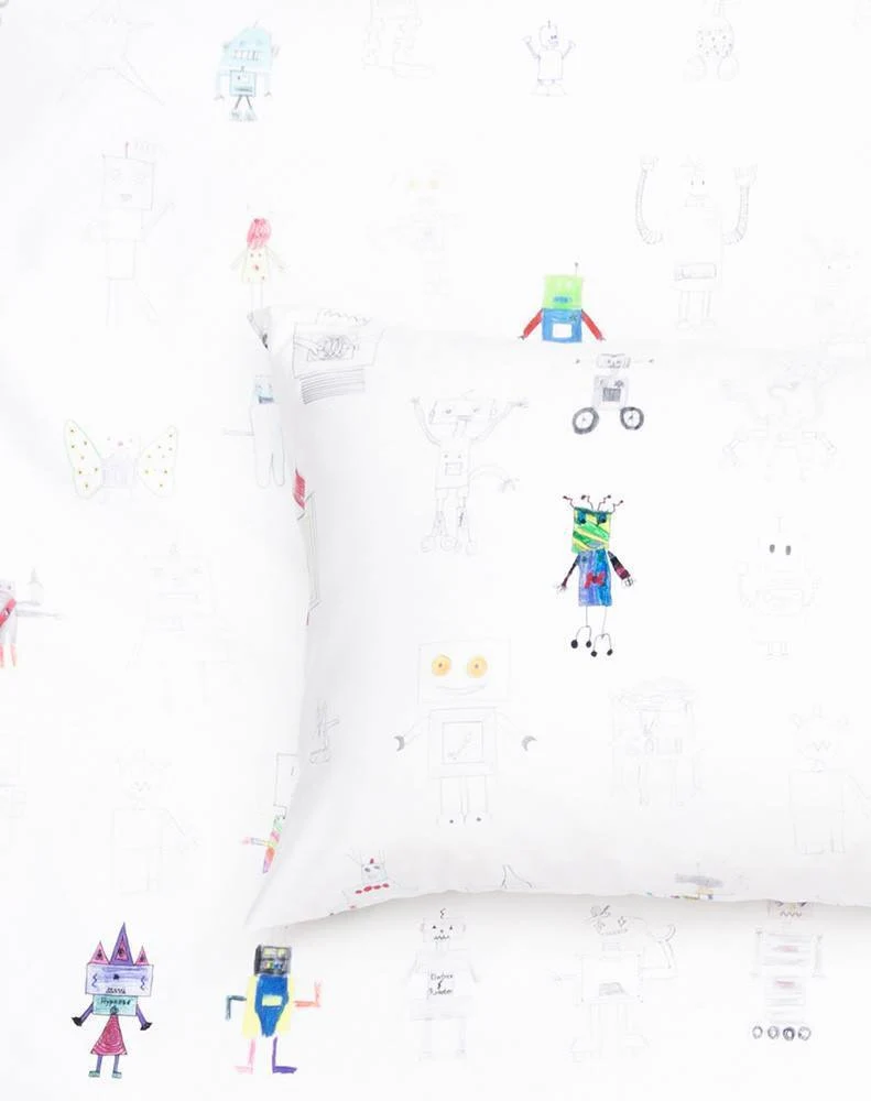 Kids Bedding "Robot Land" by De Havelland School Berlin