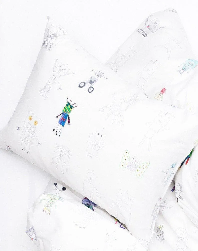 Kids Bedding "Robot Land" by De Havelland School Berlin