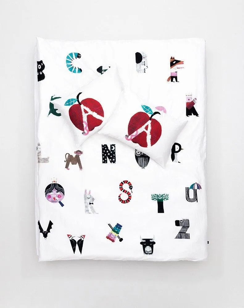 Kids Bedding "Alphabet City" by Natalie Born