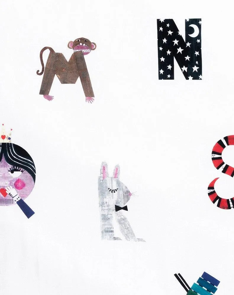 Kids Bedding "Alphabet City" by Natalie Born