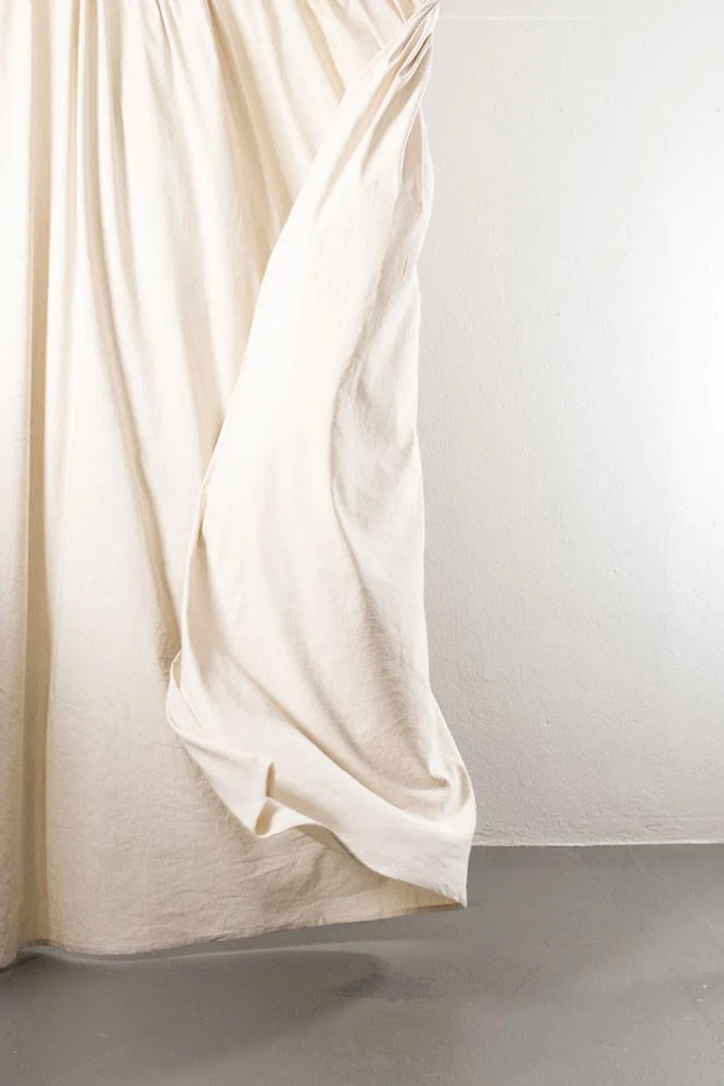 Cotton & Linen Curtains "Belize" in Cream Color
