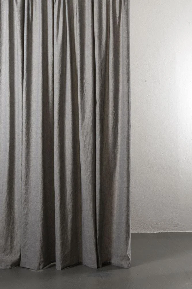 Cotton & Linen Curtains "Belize" in Sand & Stone Colors