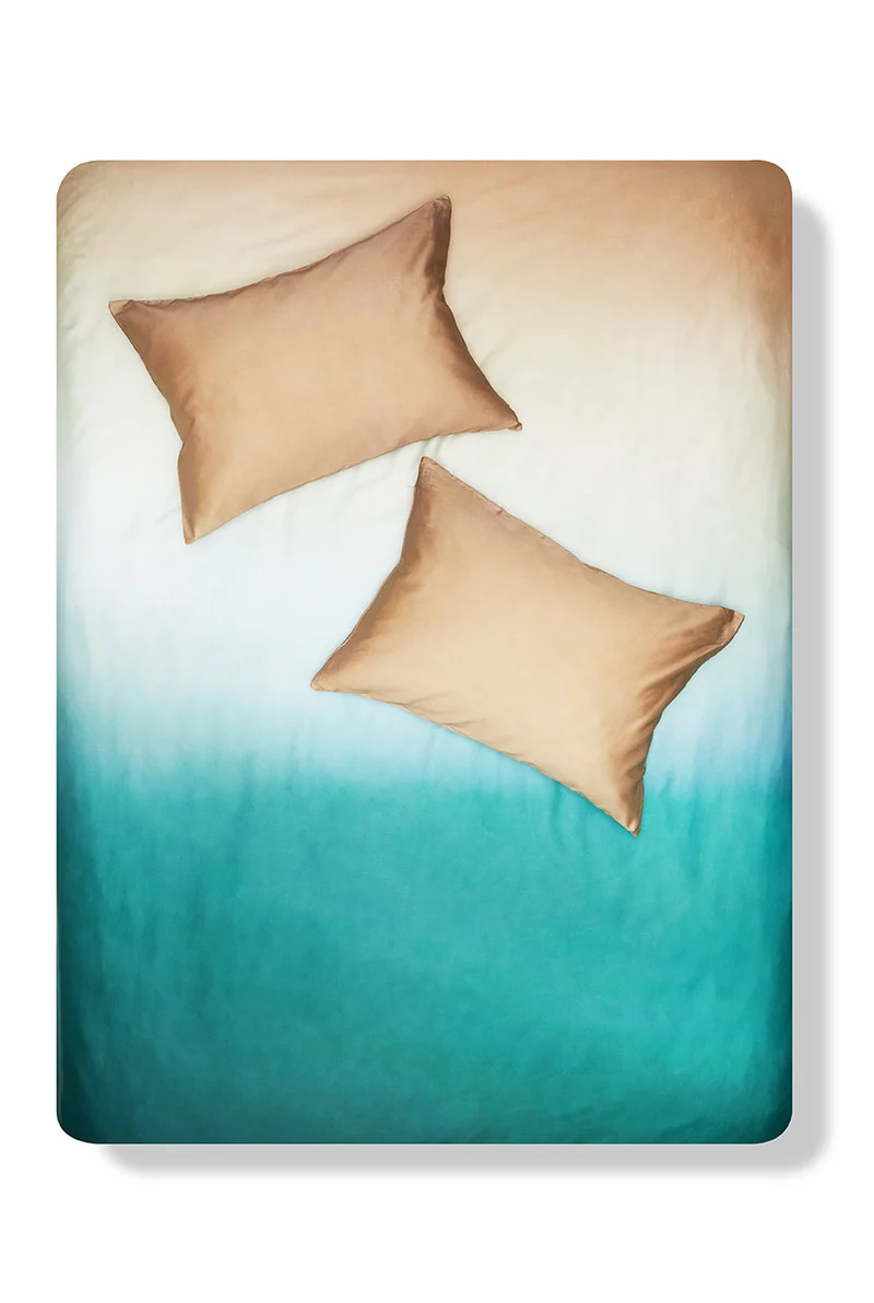 Artist Bedding Collection "Aura Green" by Michele Rondelli