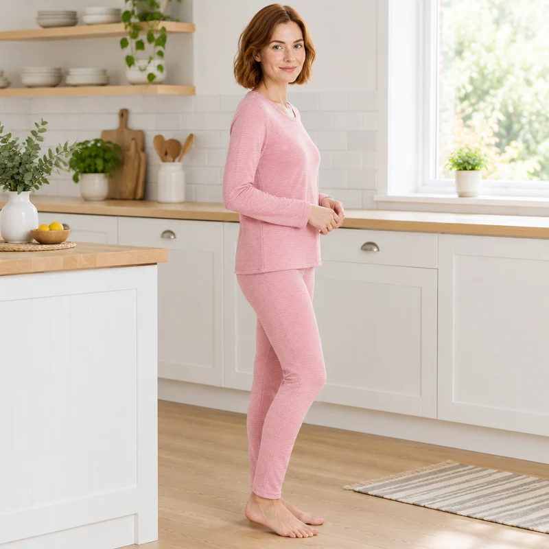Luxury Cashmere Silk Thermal Set: Cozy Elegance for Autumn and Winter