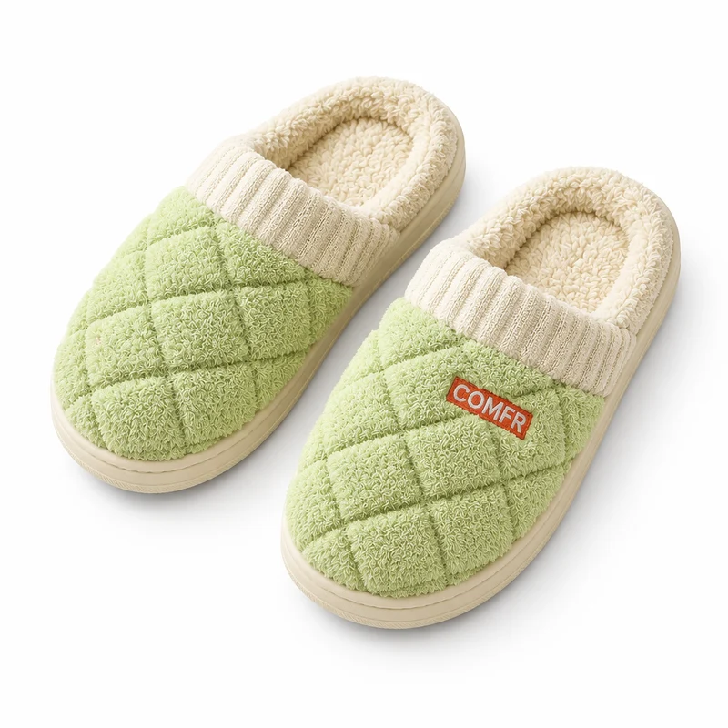 Plüschige, rutschfeste Kuschelpantoffeln für Paare: Gemeinsam winterlichen Komfort genießen