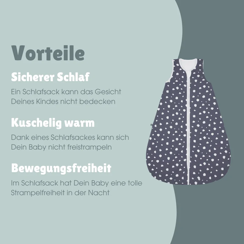 Schlafsack 2.5 TOG | Punkte Blau