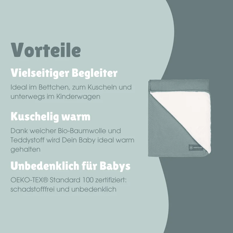 Kuscheldecke | Essential Mint
