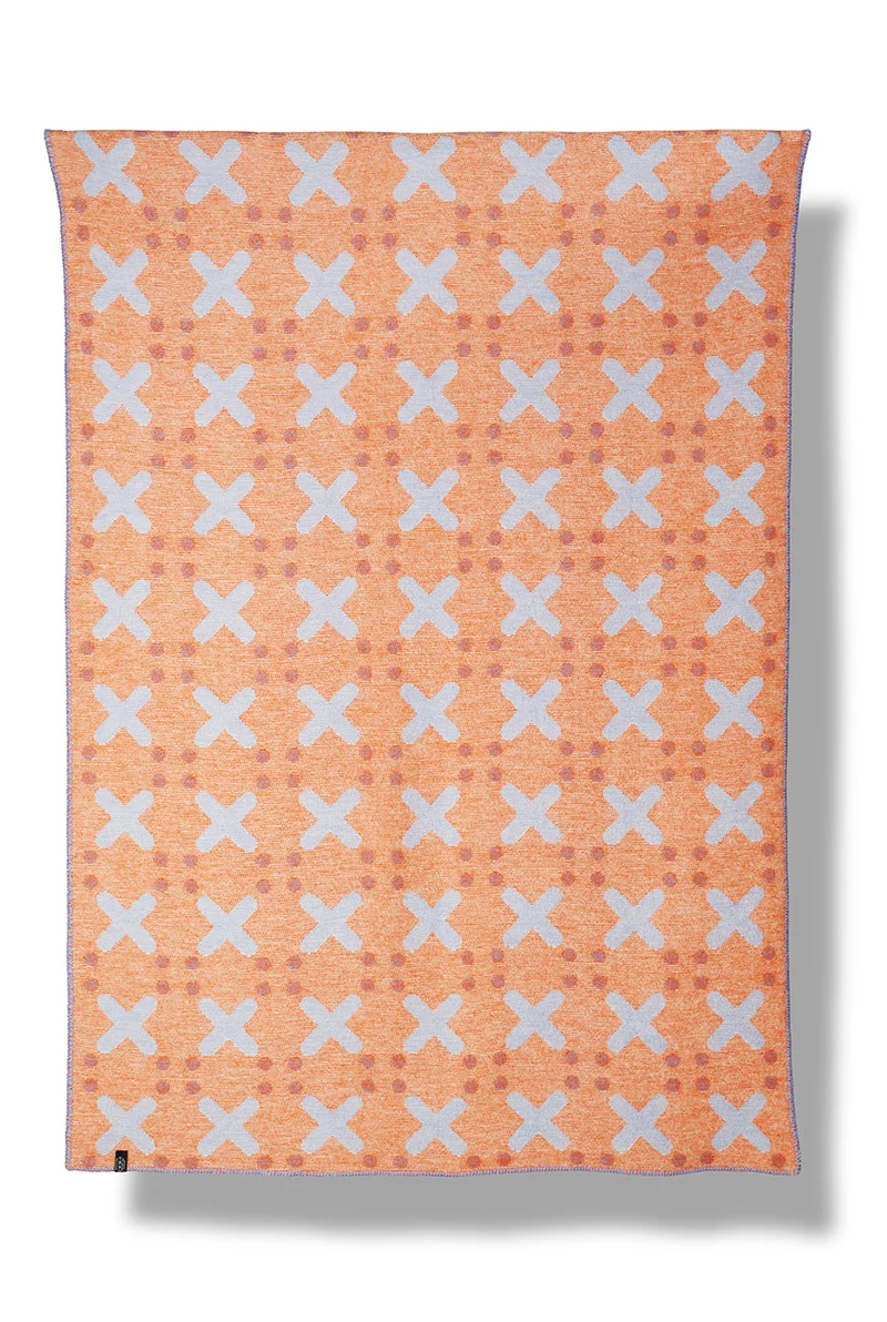Wool Blanket "Notte" By Nathalie Du Pasquier & George Sowden