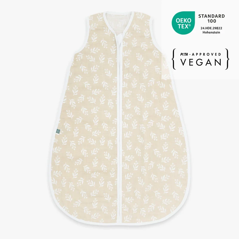 Musselin Schlafsack 0.5 TOG | Floral Sand