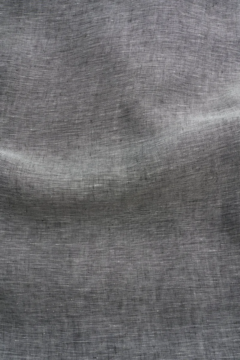 Linen Curtains in Metal Grey Color