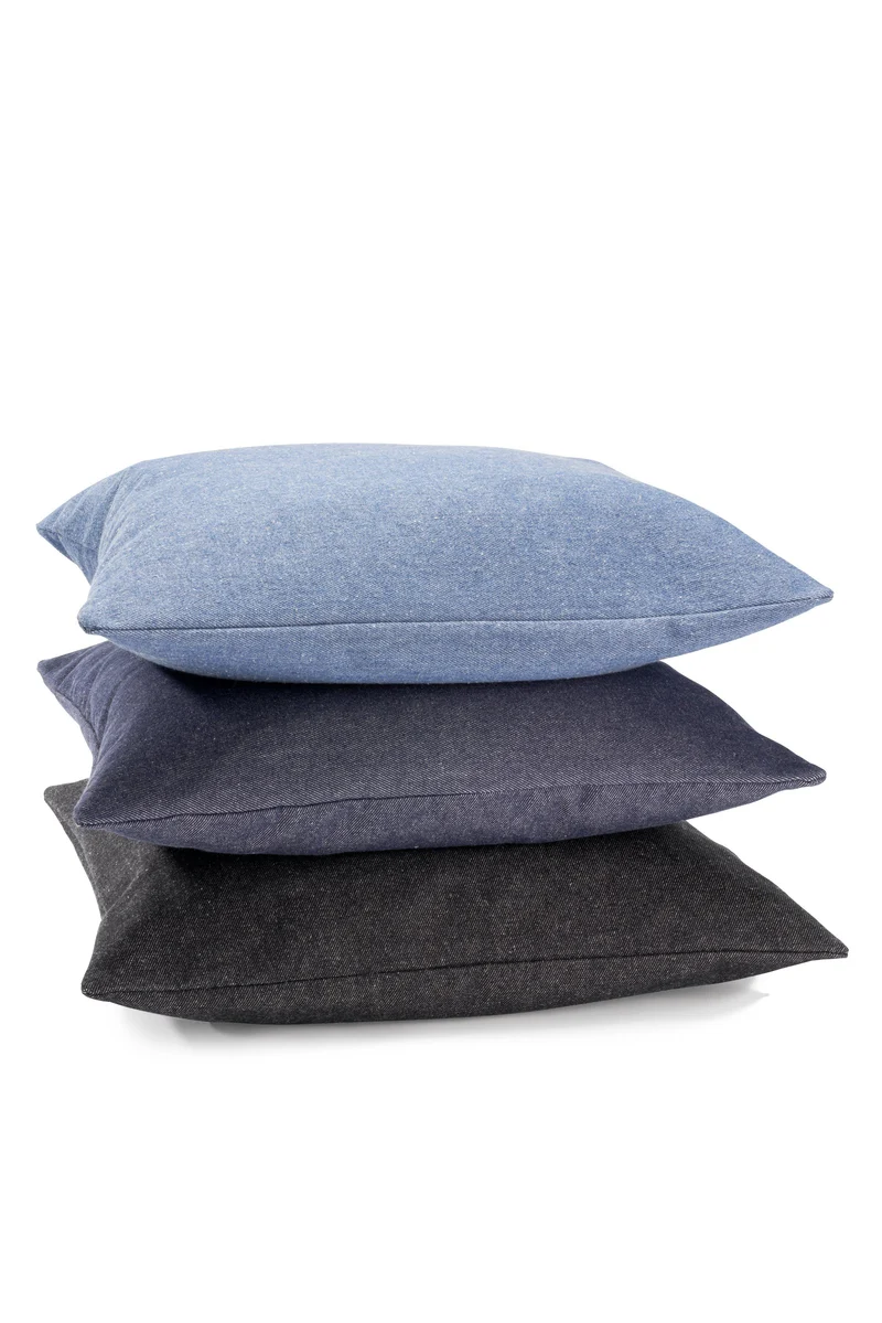 Jeans Cushions and Pillows in Dark Blue Color