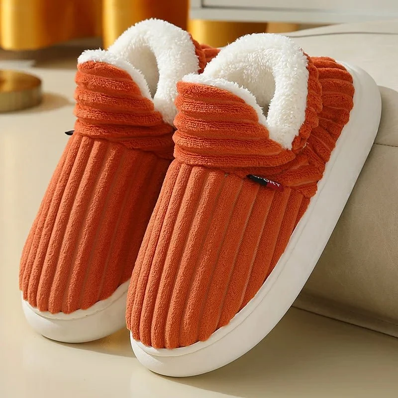 Litfun Neue flauschige Winterpantoffeln für Damen – Gemütliche Plüschpantoffeln mit weicher Sohle für optimalen Komfort in Innenräumen