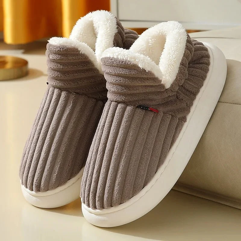 Litfun Neue flauschige Winterpantoffeln für Damen – Gemütliche Plüschpantoffeln mit weicher Sohle für optimalen Komfort in Innenräumen