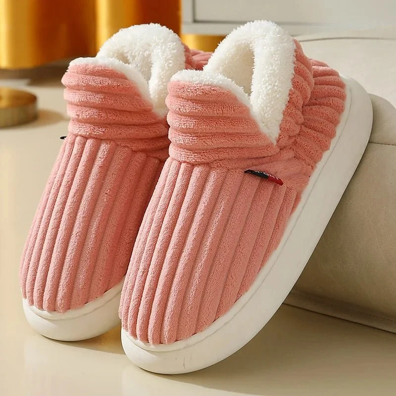 Litfun Neue flauschige Winterpantoffeln für Damen – Gemütliche Plüschpantoffeln mit weicher Sohle für optimalen Komfort in Innenräumen