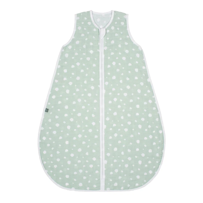 Musselin Schlafsack 0.5 TOG | Punkte Mint