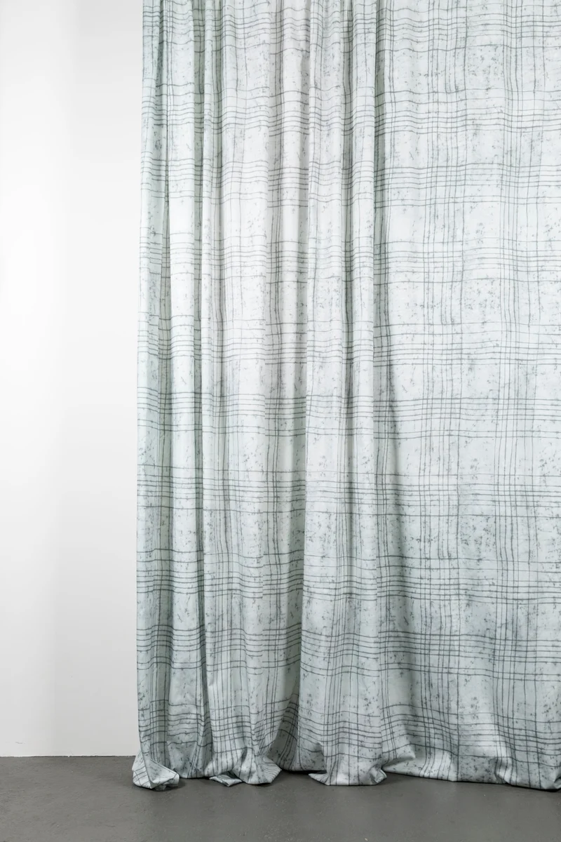 Cotton Curtains "Wax Field" by Martina Vontobel