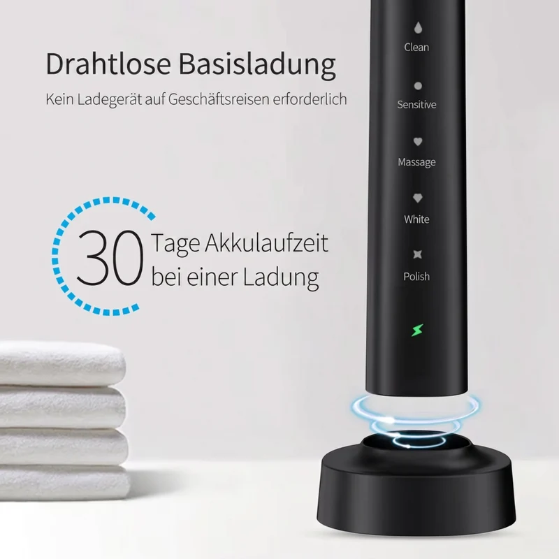 Heimwert Sonic D7 – Professionelle Zahnreinigung mit Schalltechnologie für glattere Zähne und optimale Mundhygiene