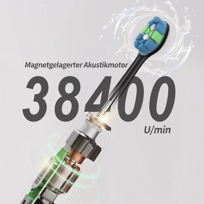Heimwert Sonic D7 – Professionelle Zahnreinigung mit Schalltechnologie für glattere Zähne und optimale Mundhygiene