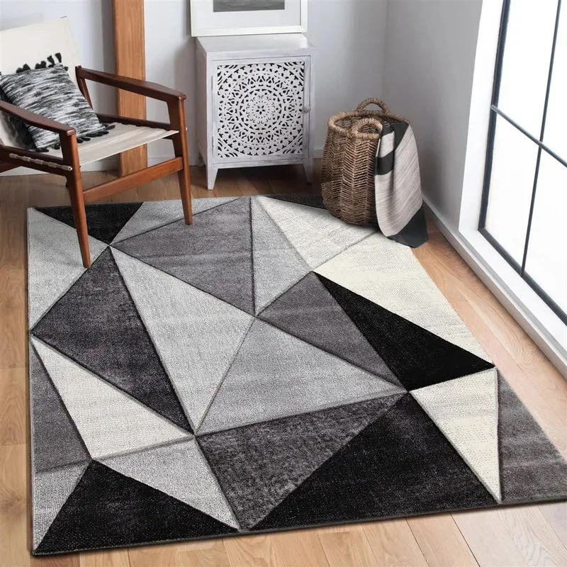 Tappeto Moderno Ray Grigio
