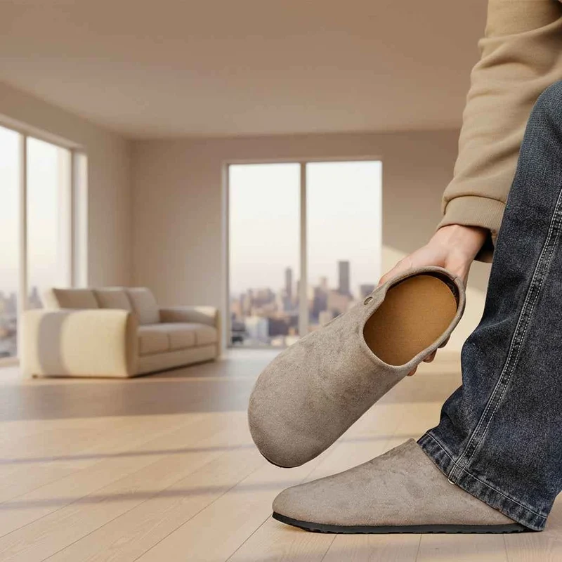 Bequeme Wildleder-Clogs für Herren – Luxuriöser Stil trifft auf ultimative Entspannung