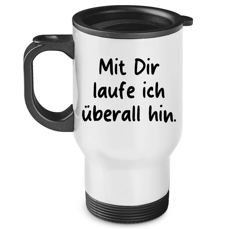 Foto und Text - individueller Thermobecher