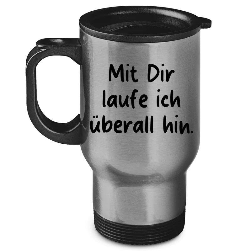 Foto und Text - individueller Thermobecher
