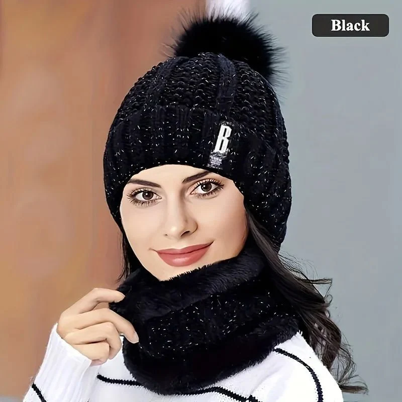 Bleiben Sie gemütlich und stilvoll mit unserem Set aus warmen Winterstrickmützen.