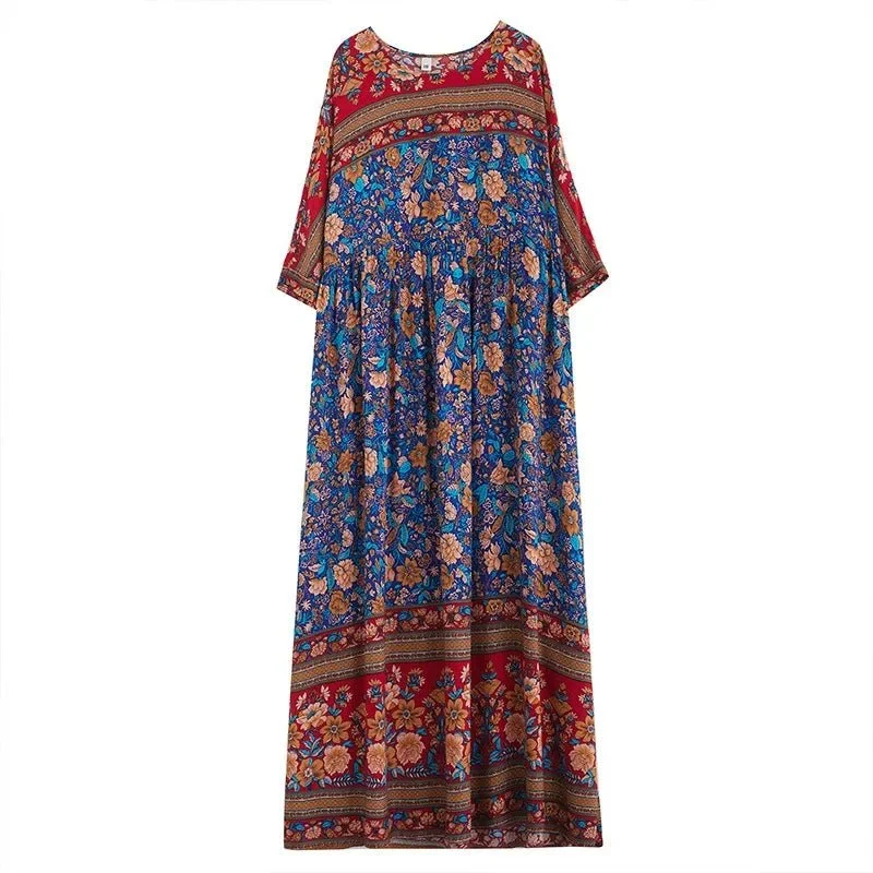 Vielseitiges langes Boho-Kleid in großen Größen – Mühelose Eleganz für jeden Anlass