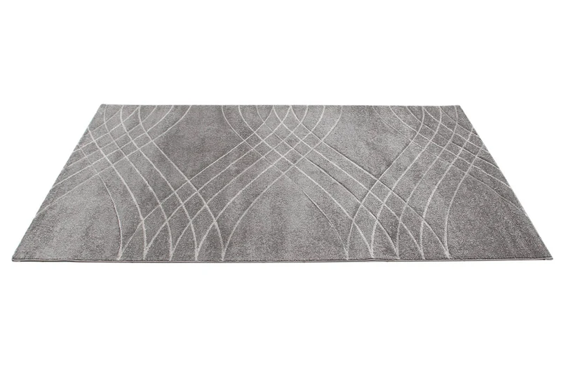 Tappeto Moderno Carve Grigio