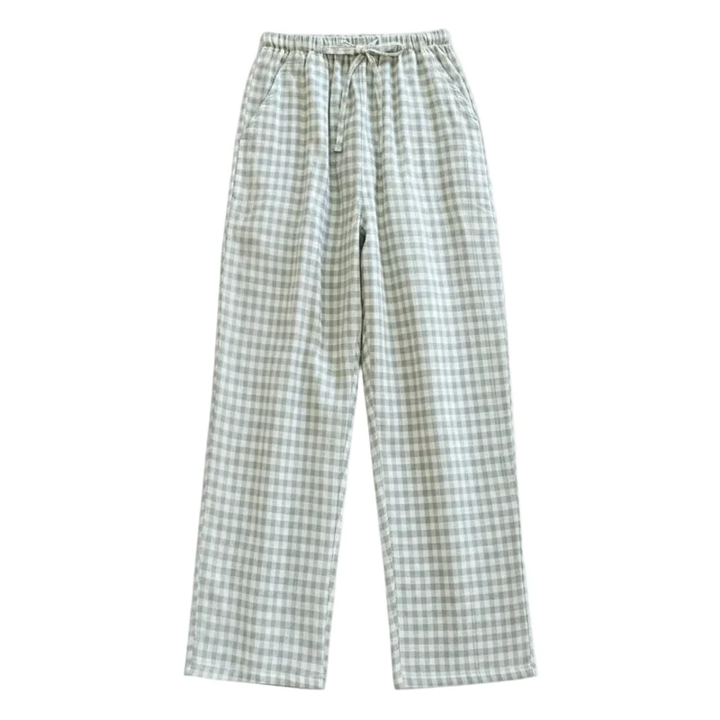 Herren-Pyjamahose aus Baumwolle mit Karomuster – Bequeme und stilvolle Freizeit-Schlafbekleidung