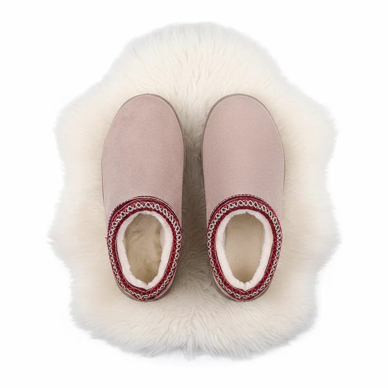 Gemütliche und schicke gewebte Schneestiefel für Damen für winterlichen Komfort