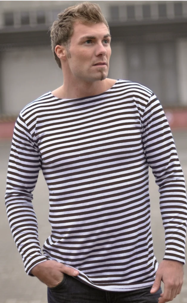 RUSS. MARINE PULLOVER GESTREIFT SO
