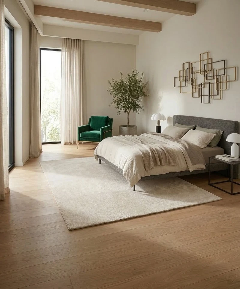 Tappeto Moderno Desio Beige