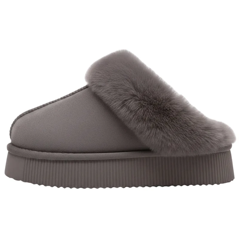 Kuschelige, flauschige Plateau-Slipper für Damen – Ultimativer Komfort und Stil für den Winter