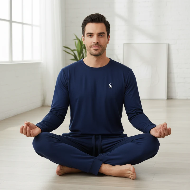 Herren-Pyjama-Set für höchsten Komfort – Luxuriöse, weiche Nachtwäsche für ultimative Entspannung