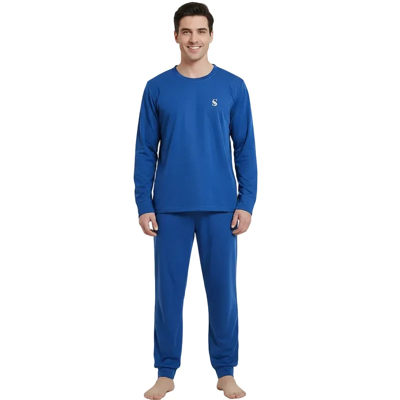 Hochwertiges Loungewear-Set für Herren aus gebürstetem Premium-Stoff – für mehr Komfort