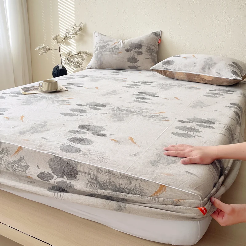 Luxuriöse Baumwollbettwäsche – Erleben Sie ultimativen Komfort mit unseren Jacquard-Spannbettlaken