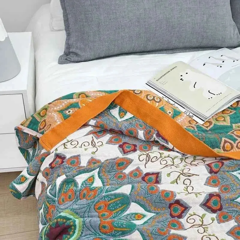 Genießen Sie den Sommer in vollen Zügen mit unserer Boho-Sommer-Baumwolldecke