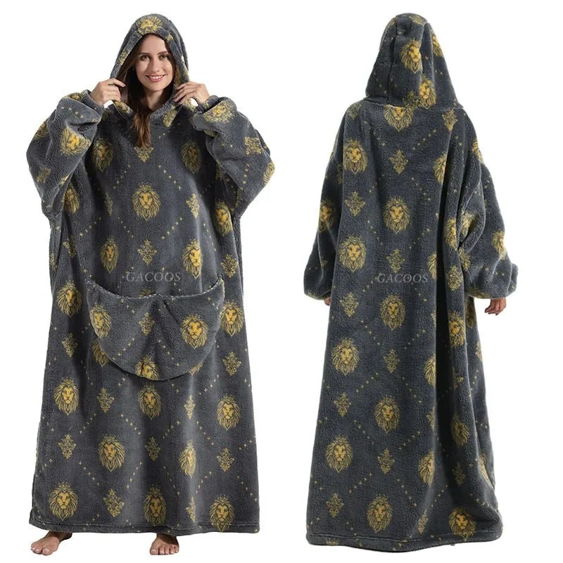 Kuschelige, übergroße Hoodie-Decke für ultimative Wärme und Stil