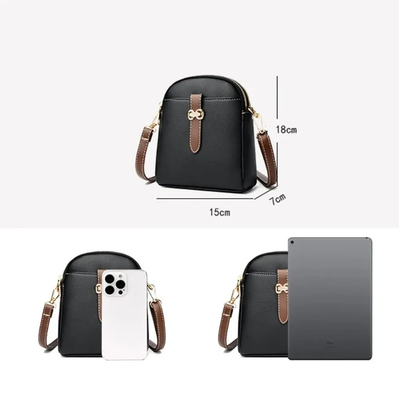 Luxuriöse Lederhandtaschen für Damen – Designer-Schulter- und Umhängetaschen aus weichem Leder 2025