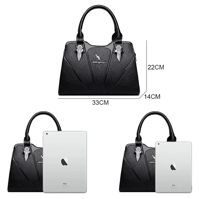 Designer-Umhängetasche aus Leder für Damen – Luxushandtasche für elegante Damen