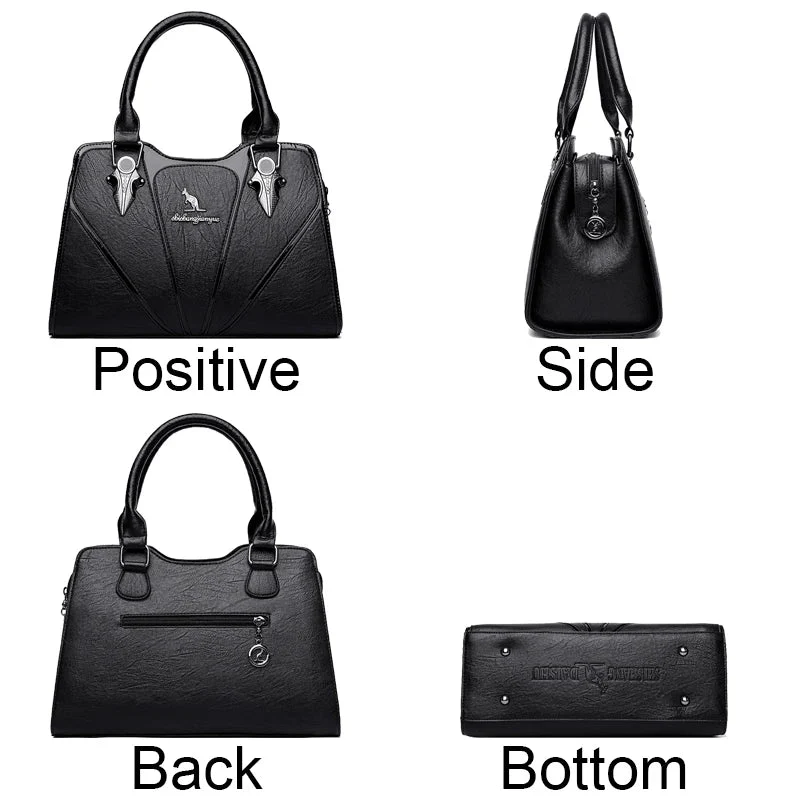Designer-Umhängetasche aus Leder für Damen – Luxushandtasche für elegante Damen