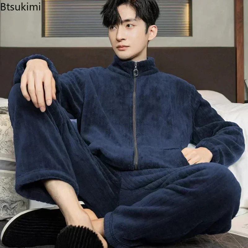 Flanellpyjama-Set für Herren – Weiche Nachtwäsche für gemütliche Herbst- und Winternächte