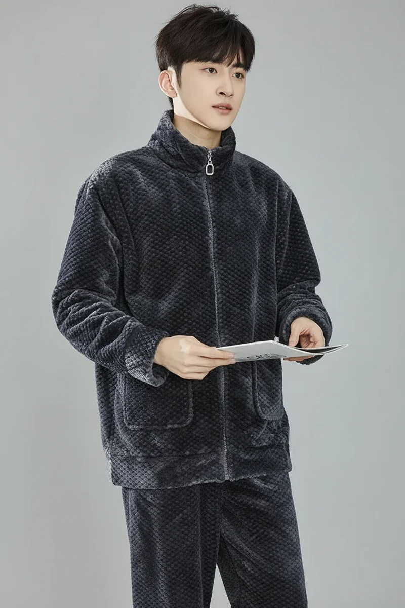 Flanellpyjama-Set für Herren – Weiche Nachtwäsche für gemütliche Herbst- und Winternächte