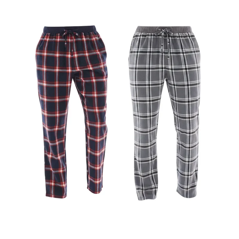 Flanell-Pyjamahosen für Herren – Unvergleichlicher Komfort und Stil, 2er-Pack