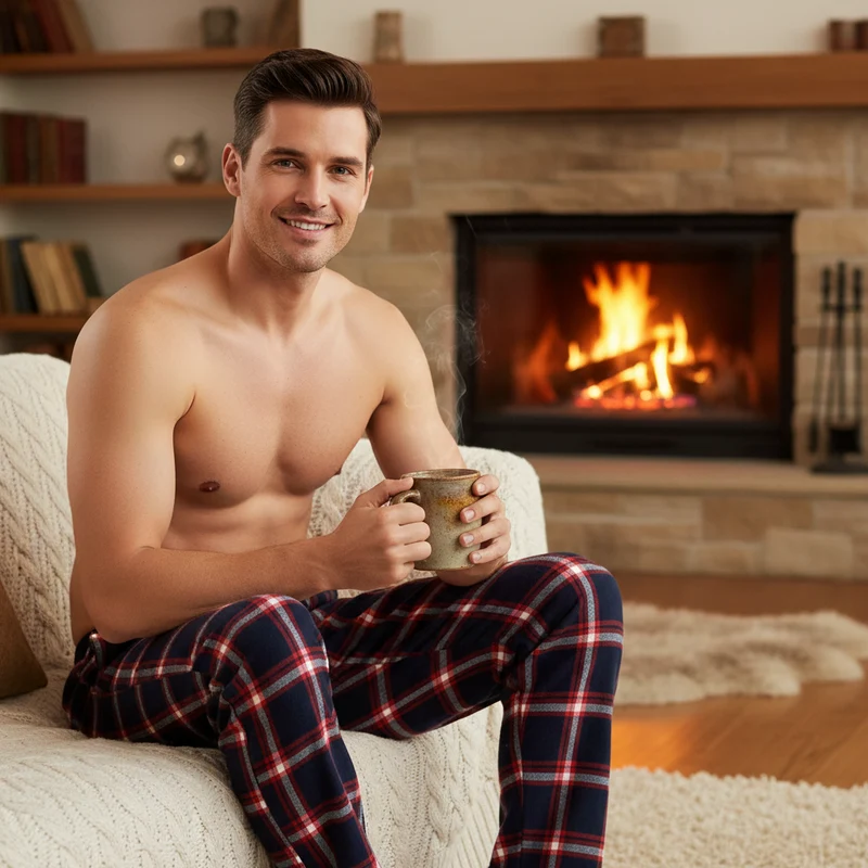 Flanell-Pyjamahosen für Herren – Unvergleichlicher Komfort und Stil, 2er-Pack