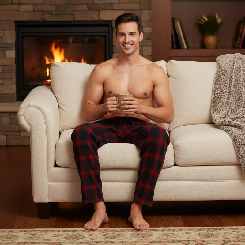 Flanell-Pyjamahosen für Herren – Unvergleichlicher Komfort und Stil, 2er-Pack