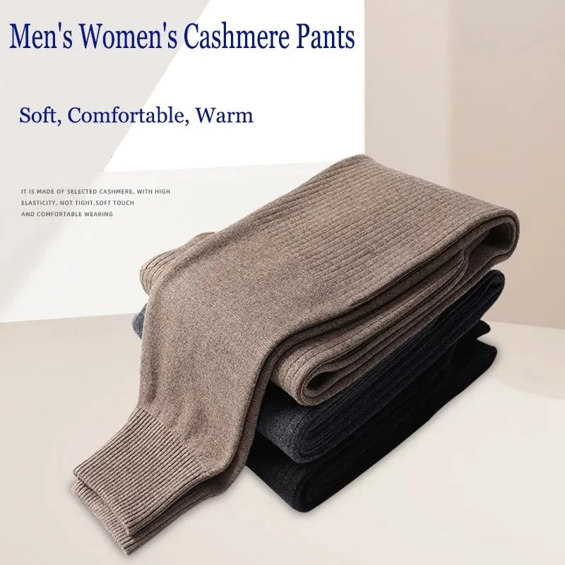 Kuschelige Kaschmir-Thermohose für Damen und Herren – Schmal geschnittene Strickhose für ultimativen Komfort